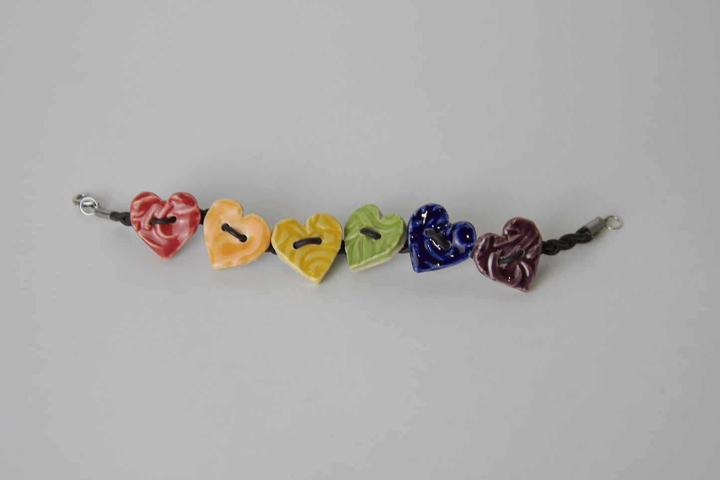Rainbow Hearts Bracelet