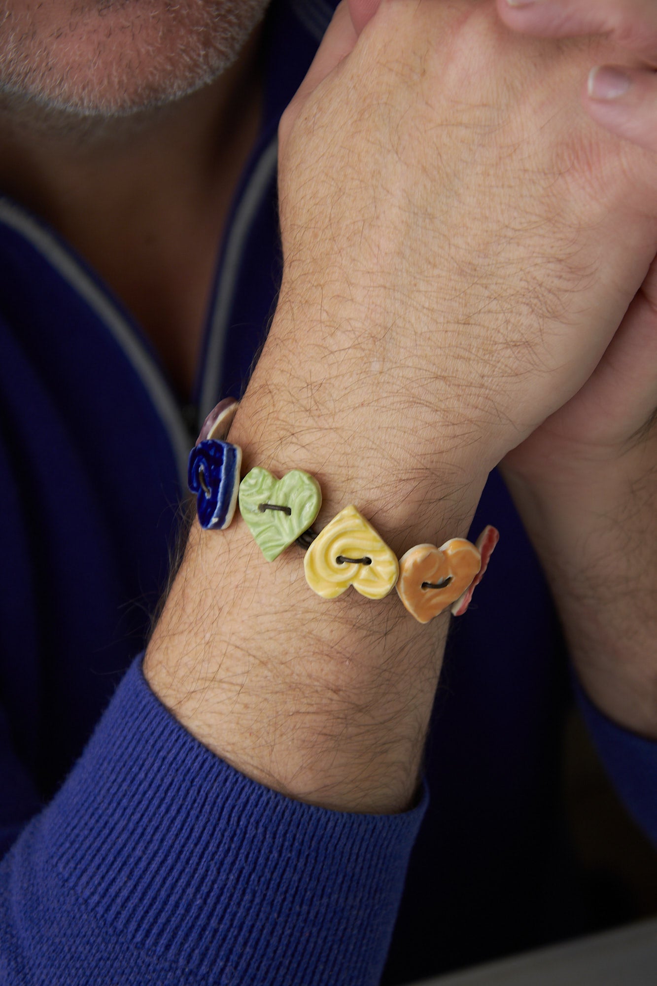 Rainbow on sale heart bracelet