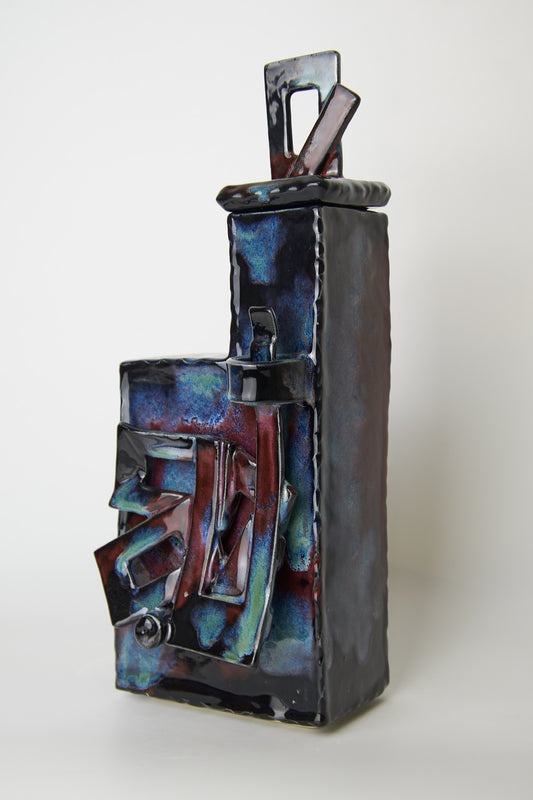 Fused Ornamental Jar