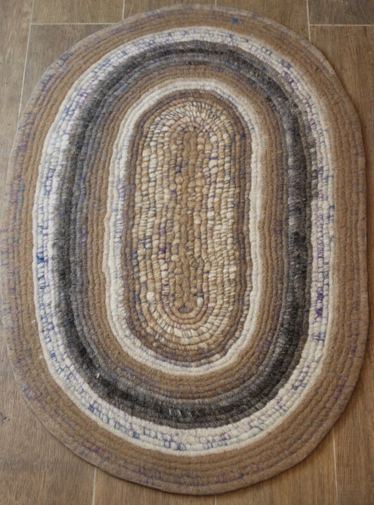 Felted Alpaca Small Area Rug 1
