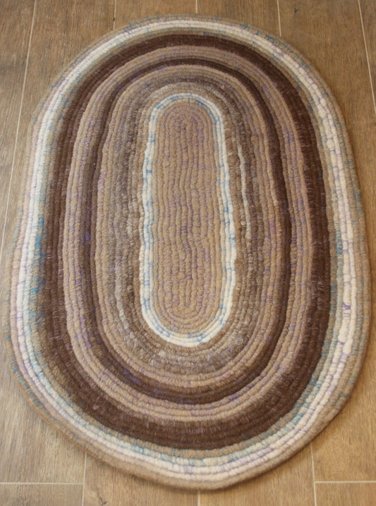 Felted Alpaca Small Area Rug 14