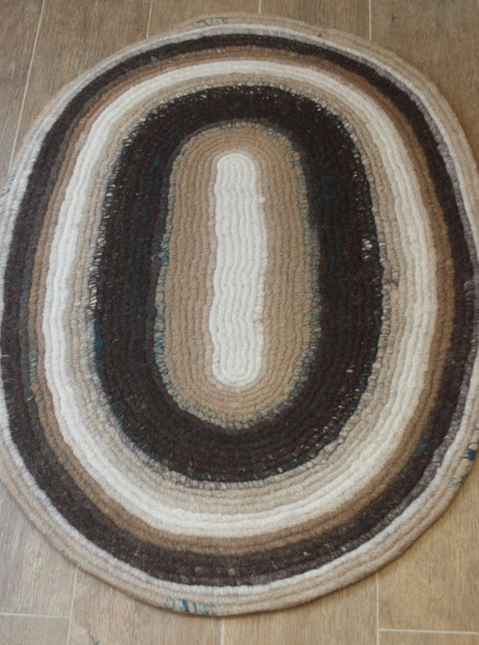 Felted Alpaca Small Area Rug 22