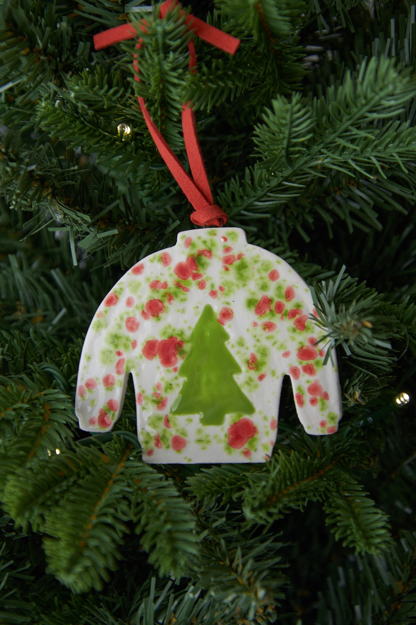 Tree Christmas Sweater Ornament